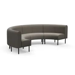 Sohva VARIETY Puoliympyrä, sisäänpäin, kangas Pod CS, taupe