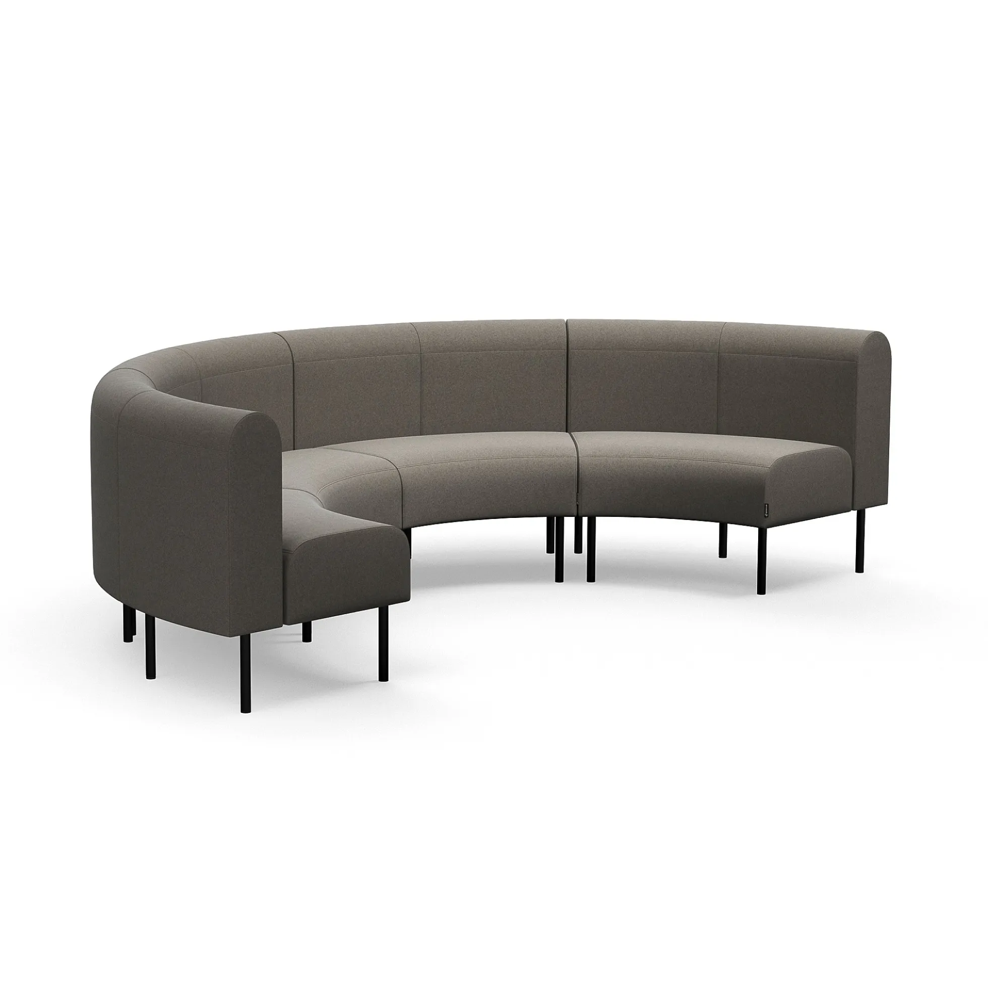 Sohva VARIETY Puoliympyrä, sisäänpäin, kangas Pod CS, taupe