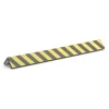 Suojaprofiili vaahtomuovista 1200x125x125x25 mm, keltamusta raidoitus