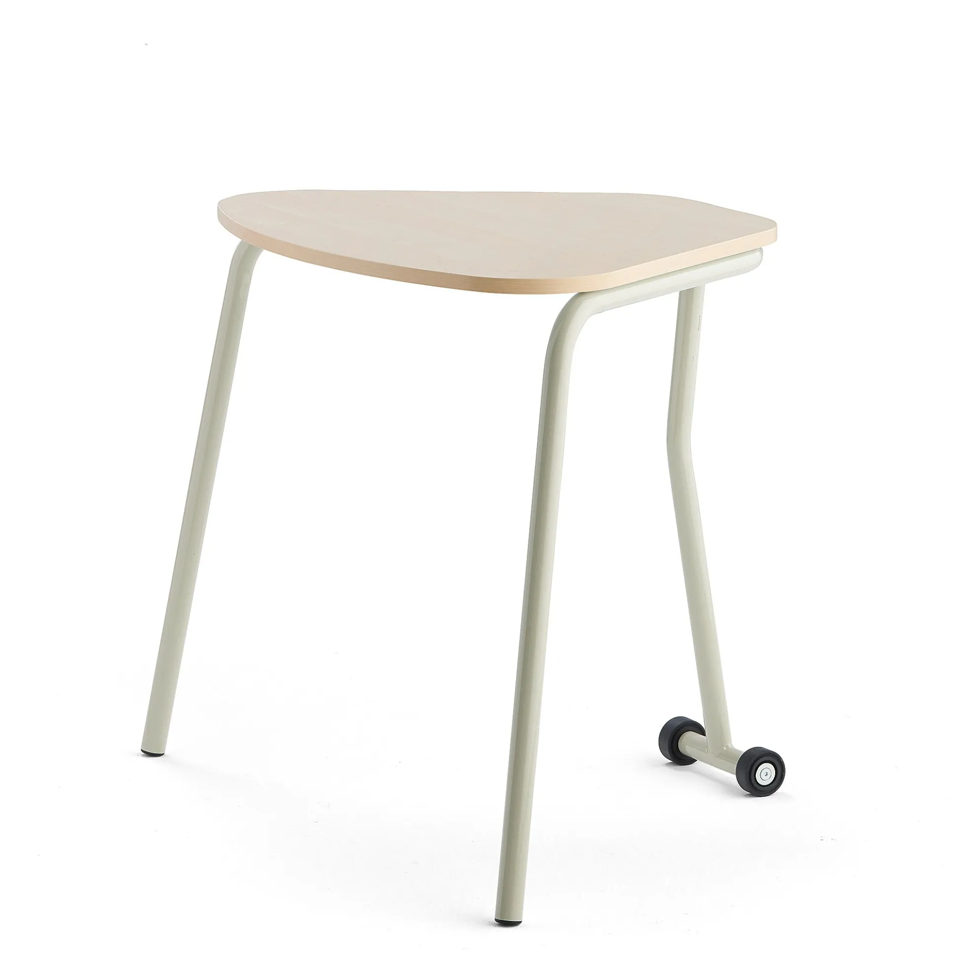 Taittopöytä HEX 740x800x620 mm, harmaanbeige, koivu