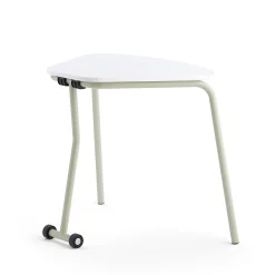 Taittopöytä HEX 740x800x620 mm, harmaanbeige, valkoinen
