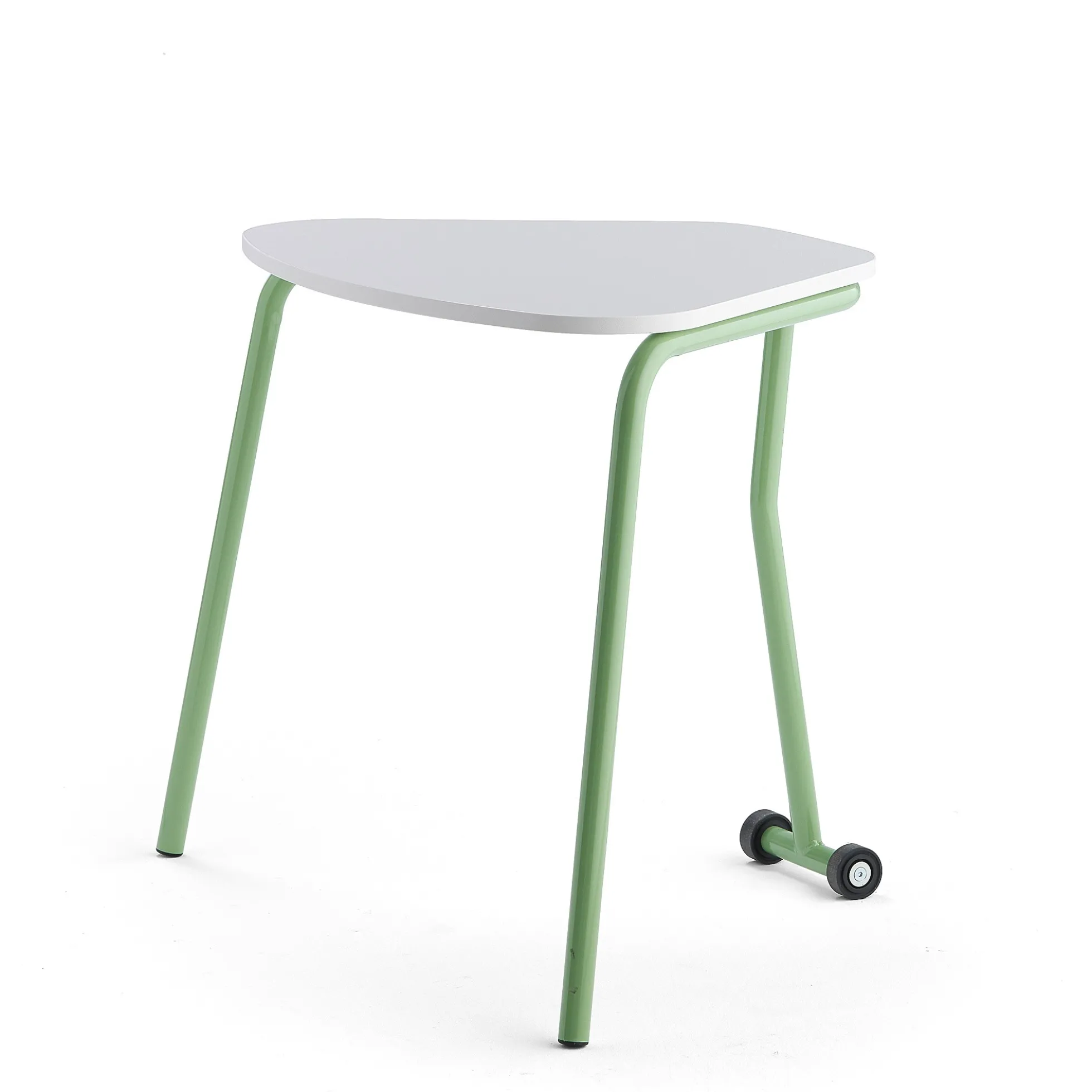 Taittopöytä HEX 740x800x620 mm, vaaleanvihreä, harmaa