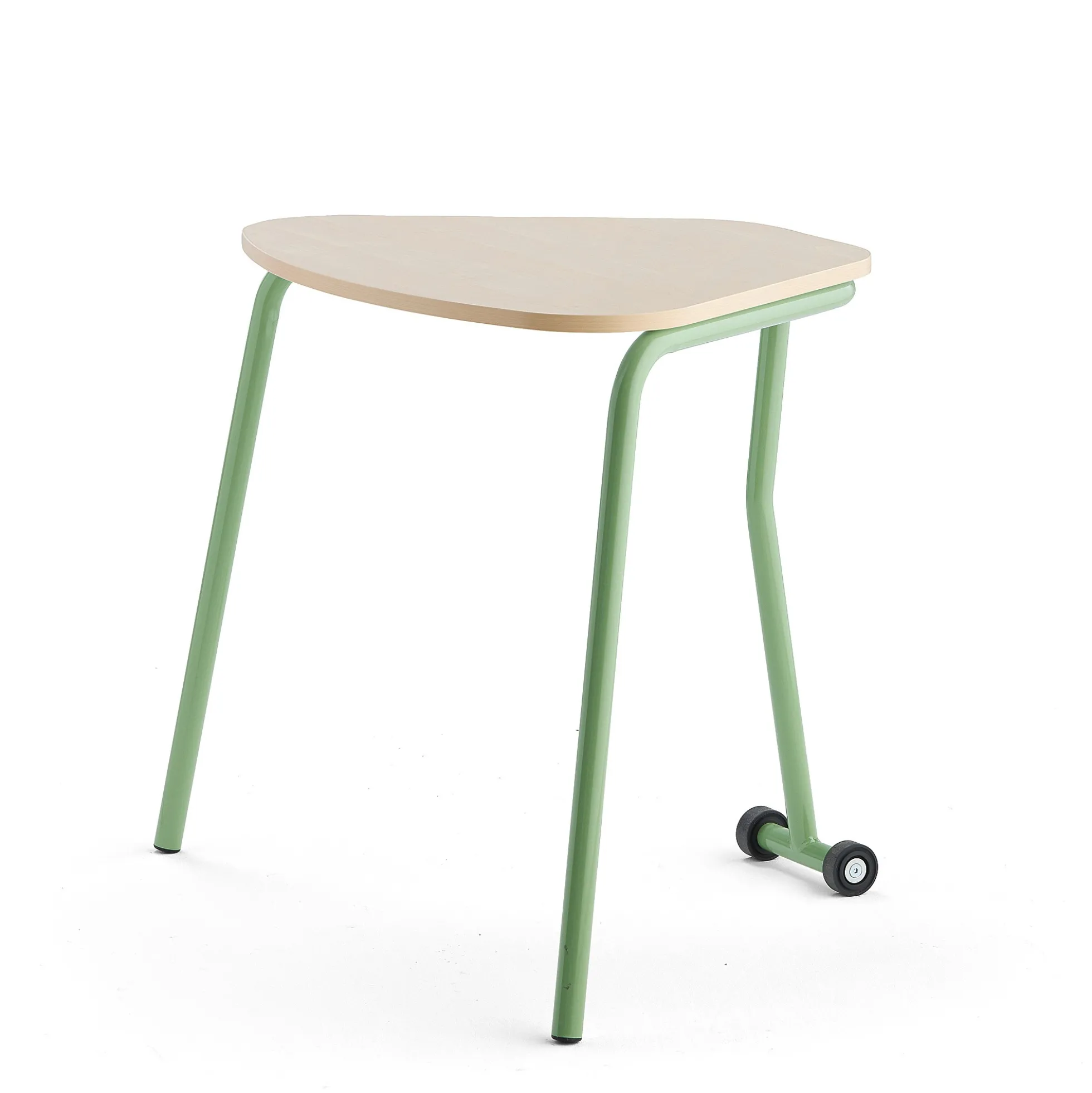 Taittopöytä HEX 740x800x620 mm, vaaleanvihreä, koivu