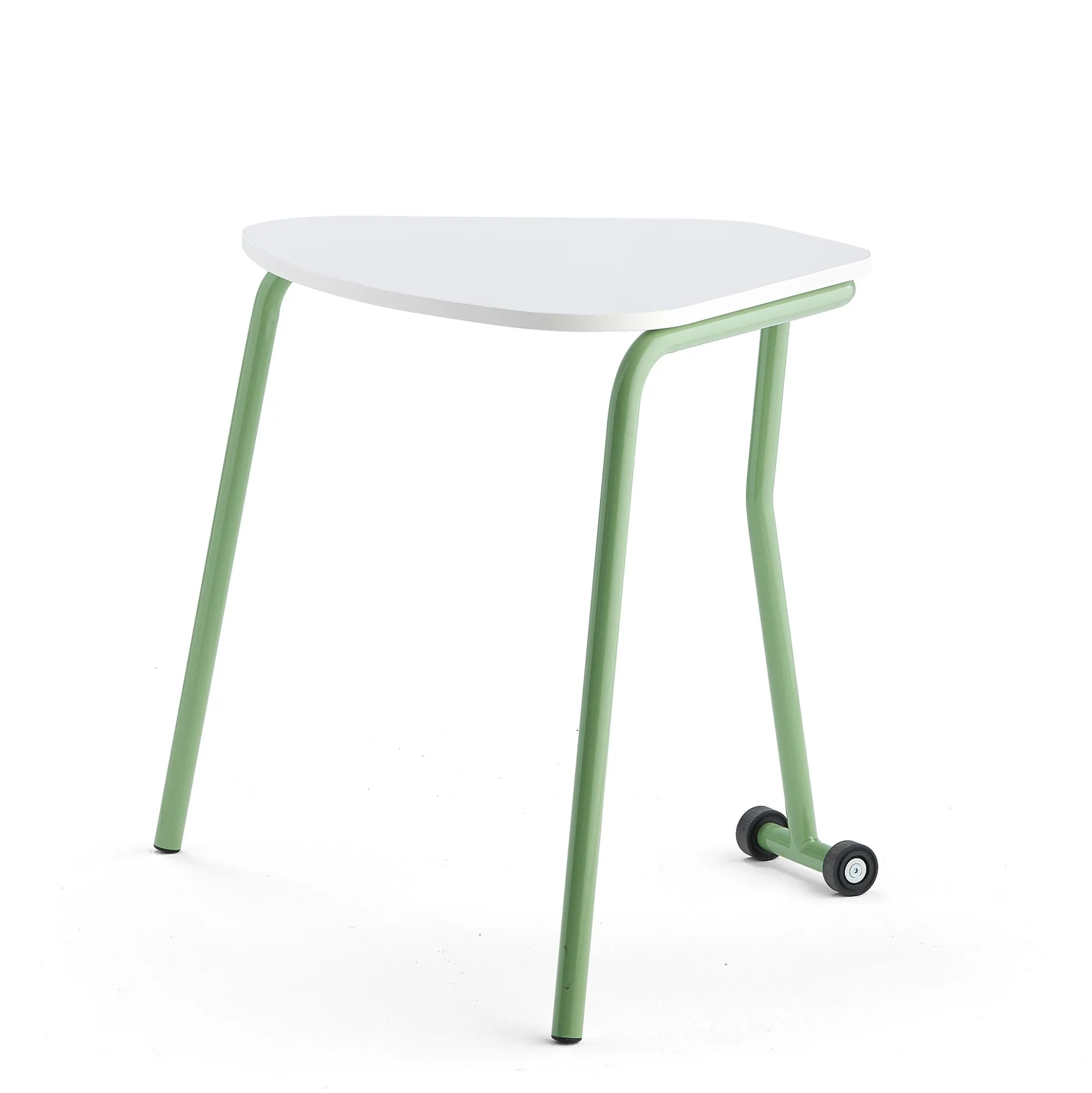 Taittopöytä HEX 740x800x620 mm, vaaleanvihreä, valkoinen