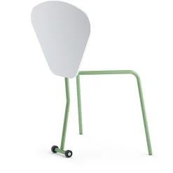 Taittopöytä HEX 740x800x620 mm, vaaleanvihreä, valkoinen
