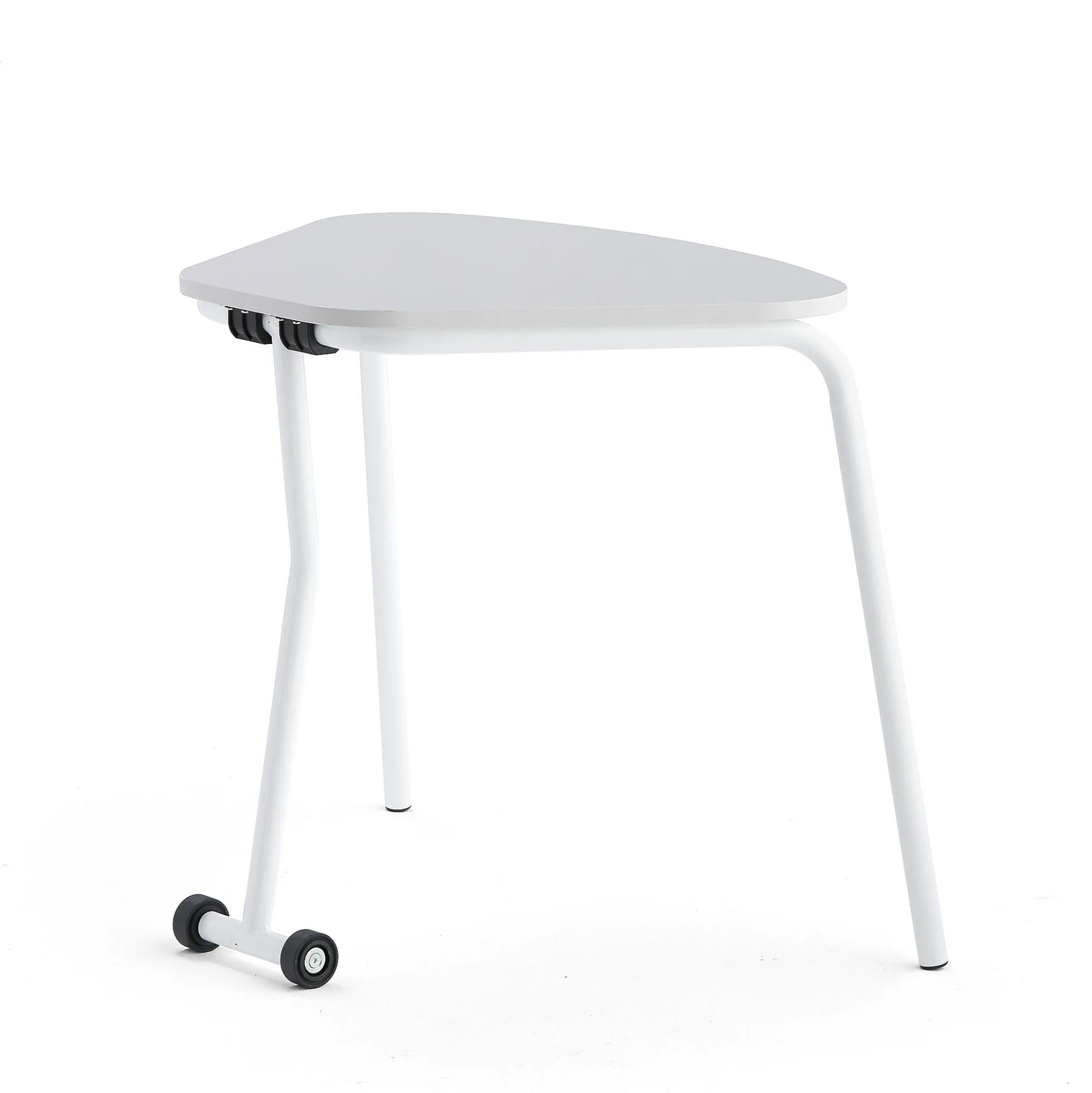 Taittopöytä HEX 740x800x620 mm, valkoinen, harmaa