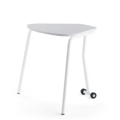 Taittopöytä HEX 740x800x620 mm, valkoinen, harmaa