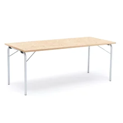Taittopöytä NICKE 1800x800x720 mm, galvanoitu, beige linoleum