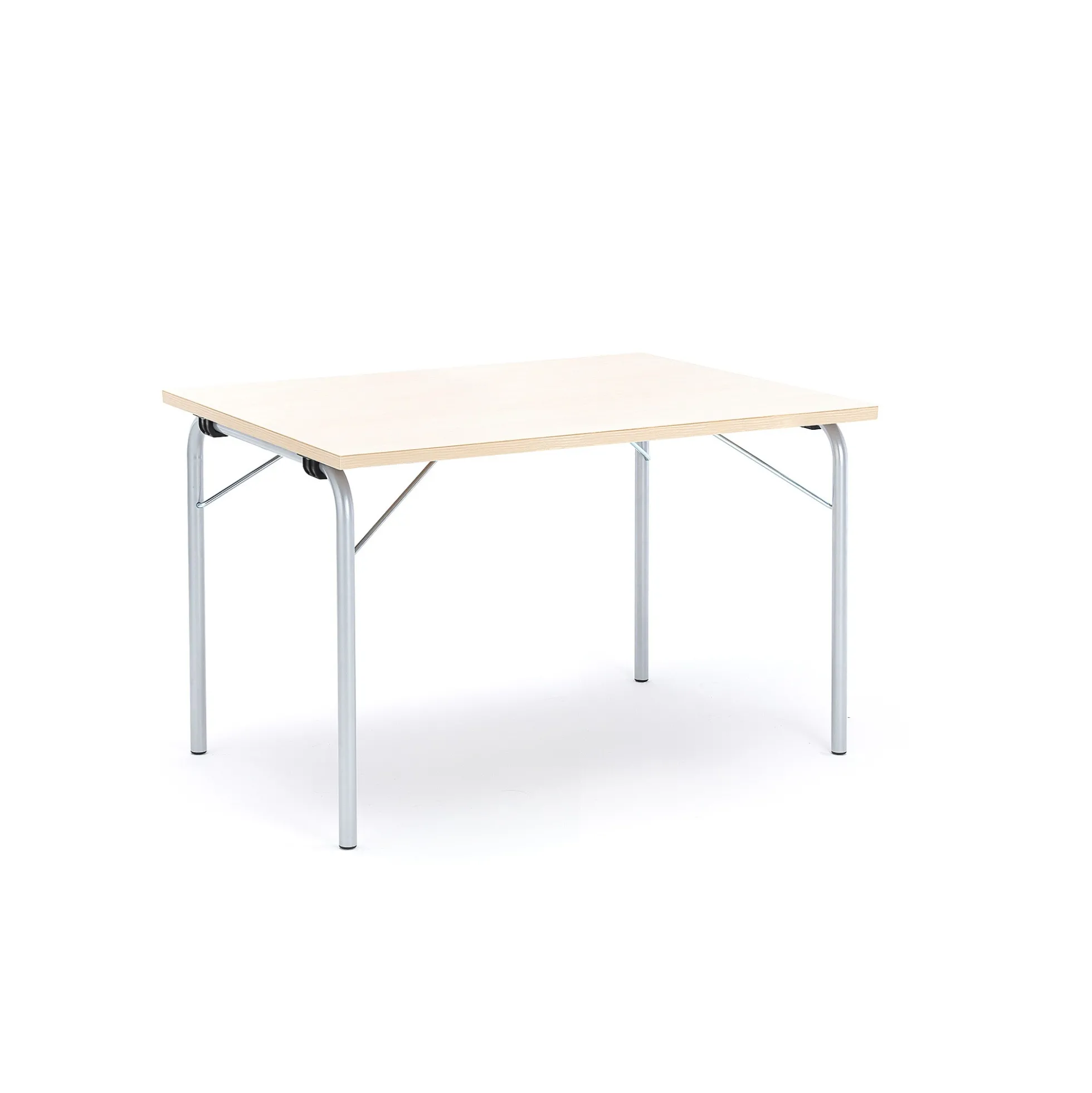 Taittopöytä NICKE 1200x800x720 mm, galvanoitu, koivulaminaatti