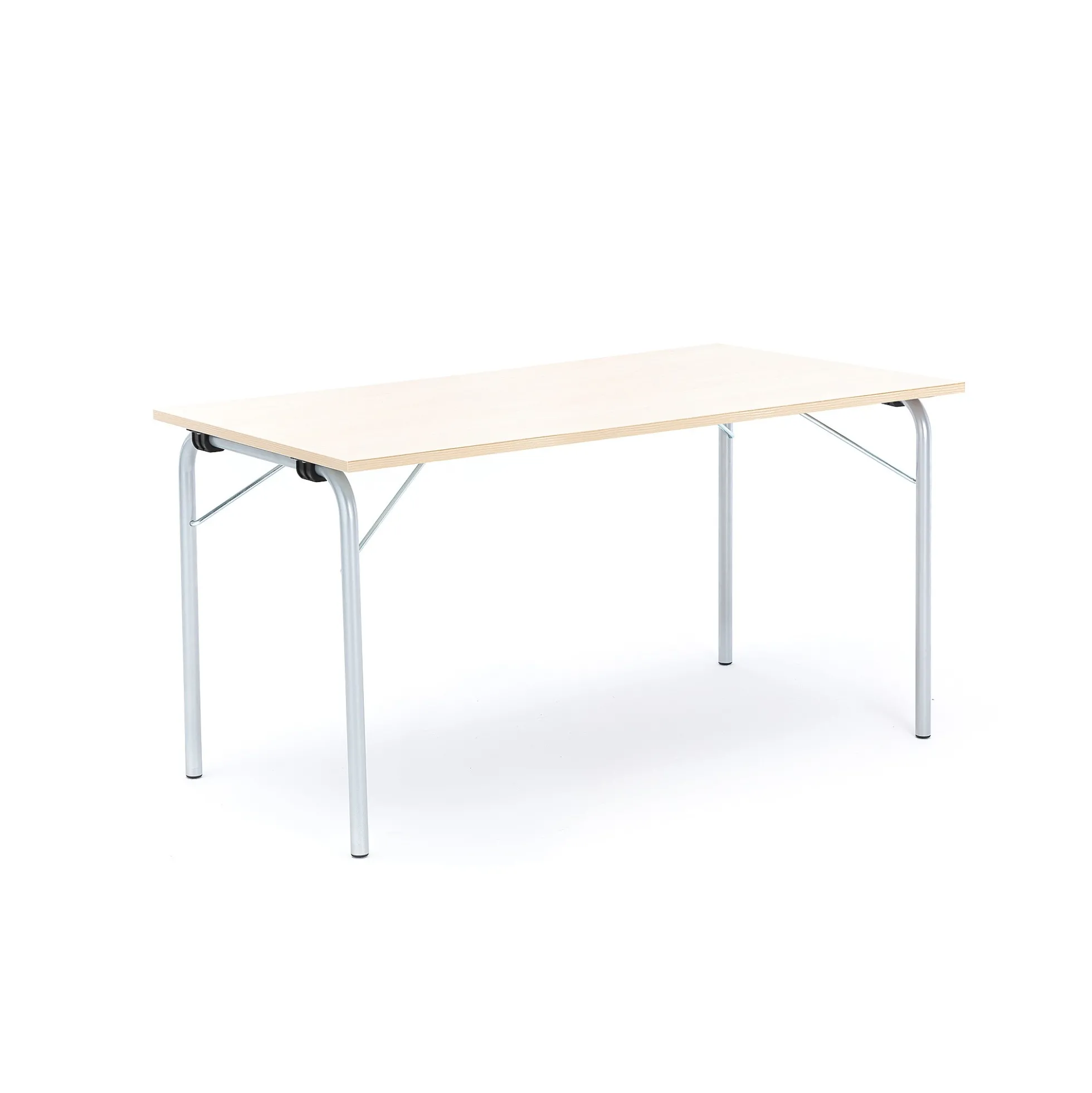 Taittopöytä NICKE 1400x700x720 mm, galvanoitu, koivulaminaatti