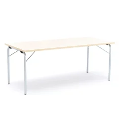 Taittopöytä NICKE 1800x800x720 mm, galvanoitu, koivulaminaatti