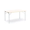 Taittopöytä NICKE 1400x800x720 mm, galvanoitu, koivulaminaatti