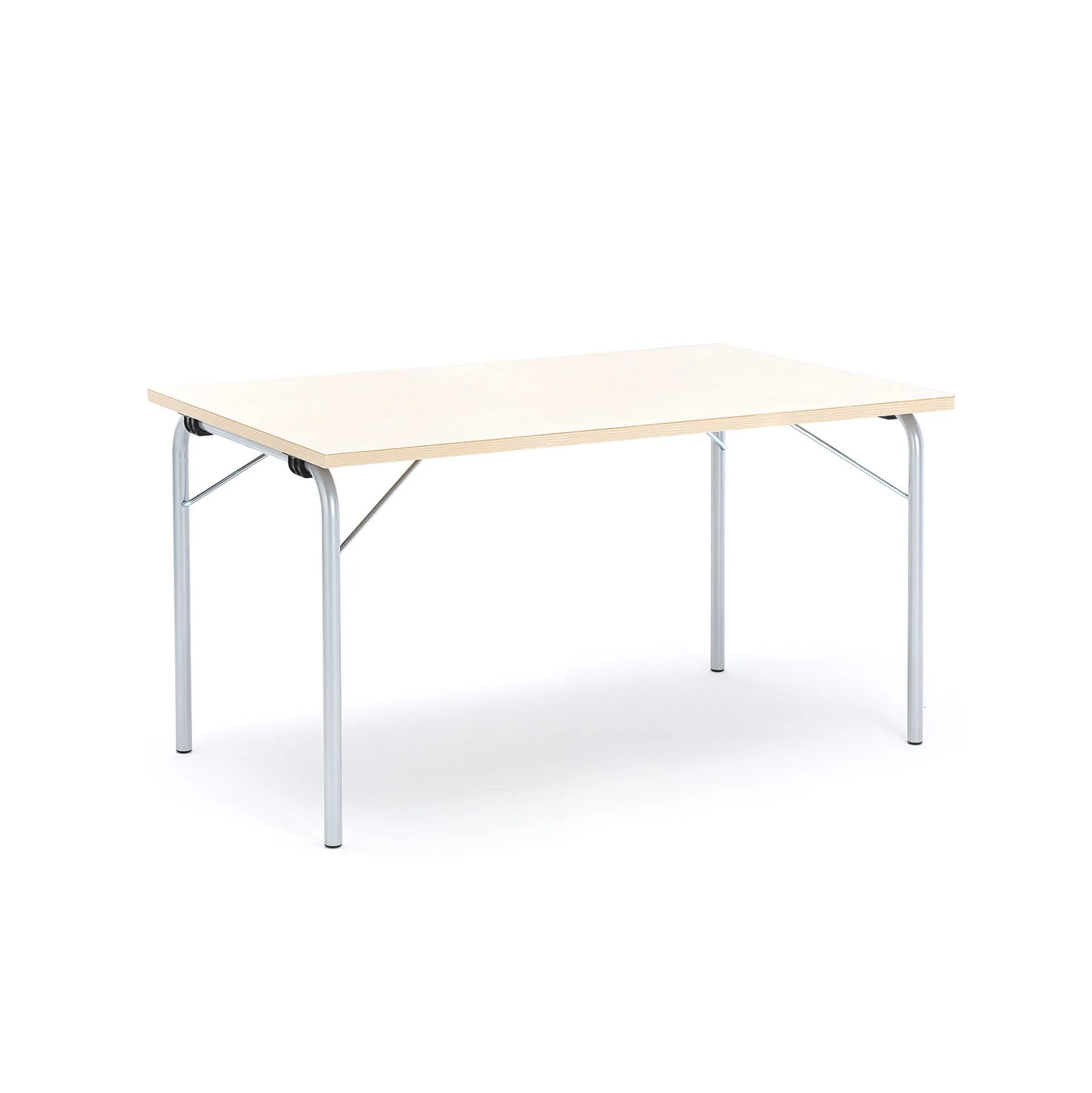 Taittopöytä NICKE 1400x800x720 mm, galvanoitu, koivulaminaatti