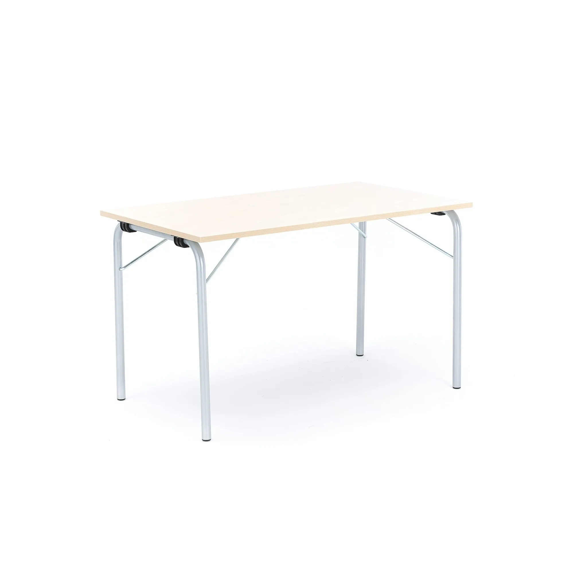 Taittopöytä NICKE 1200x700x720 mm, galvanoitu, koivulaminaatti