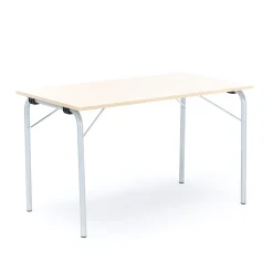 Taittopöytä NICKE 1200x700x720 mm, hopeanharmaa, koivulaminaatti