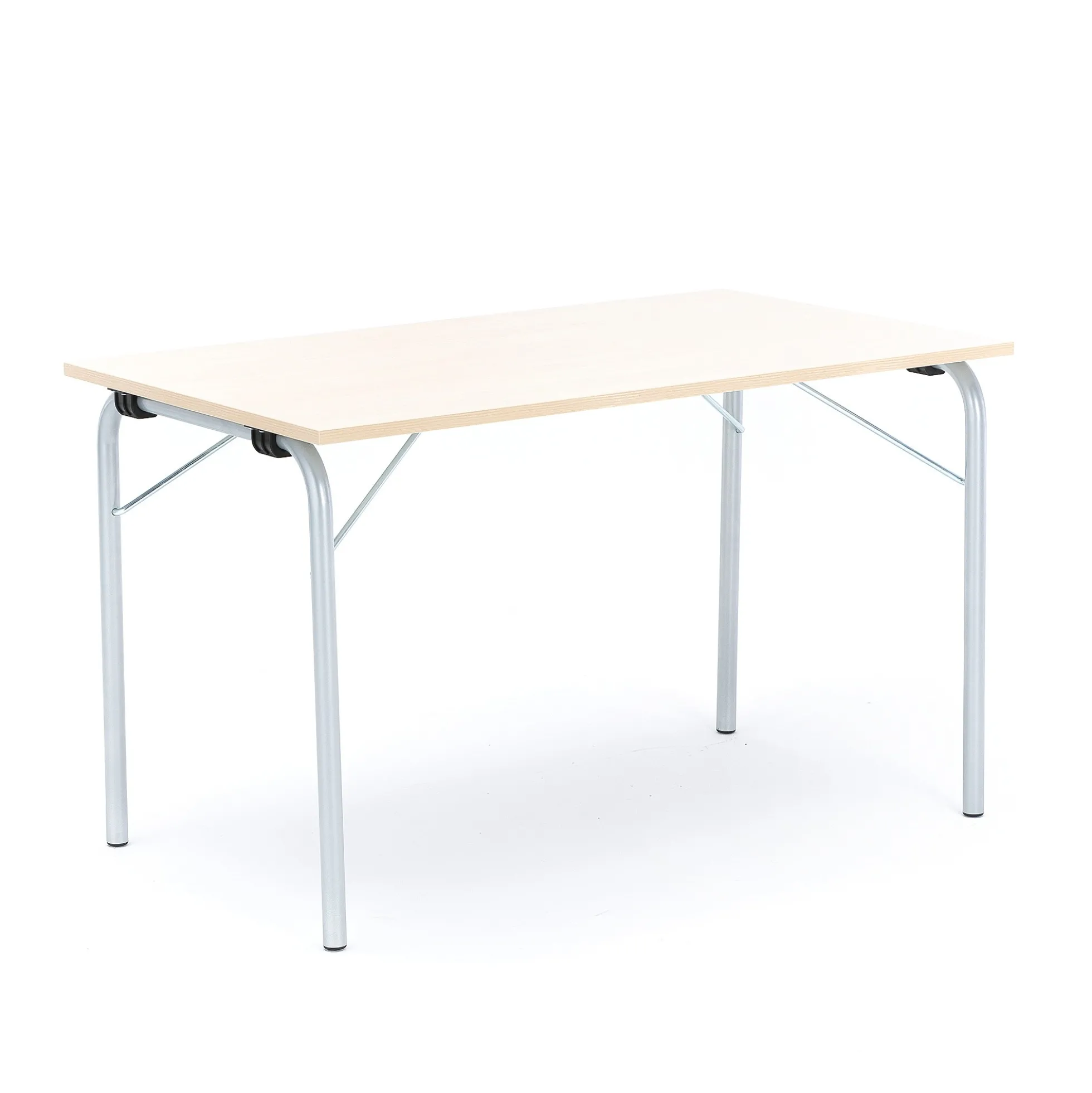 Taittopöytä NICKE 1200x700x720 mm, hopeanharmaa, koivulaminaatti