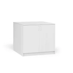 Tarvikekaappi THEO Matala, 900x1000x600 mm, valkoinen