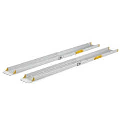 Teleskooppiramppi 205 kg/pari, 2100x200x50 mm