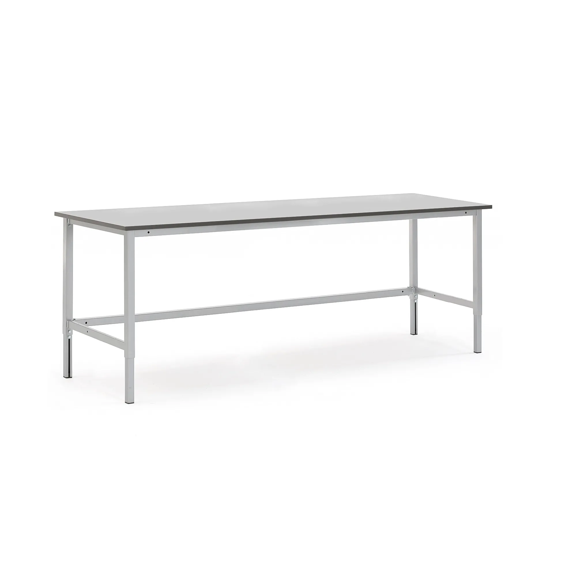 Teollisuuspöytä MOTION Manuaalisesti korkeussäädettävä, 400 kg,2000x800 mm, harmaa