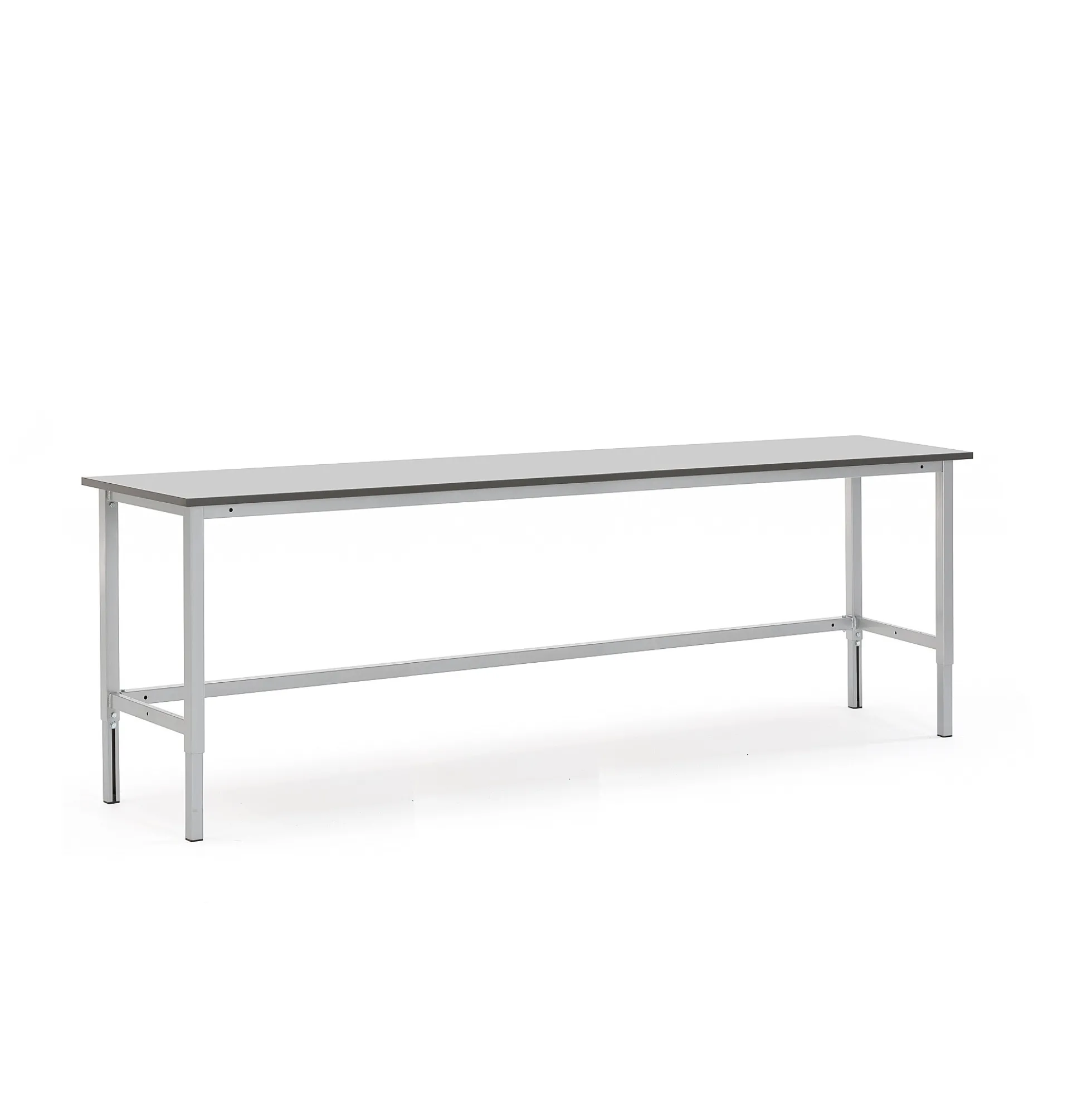 Teollisuuspöytä MOTION Manuaalisesti korkeussäädettävä, 400 kg, 2500x600 mm, harmaa