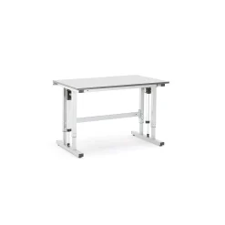 Teollisuuspöytä MOTION Sähköisesti korkeussäädettävä, 300 kg, 1200x800 mm, harmaa