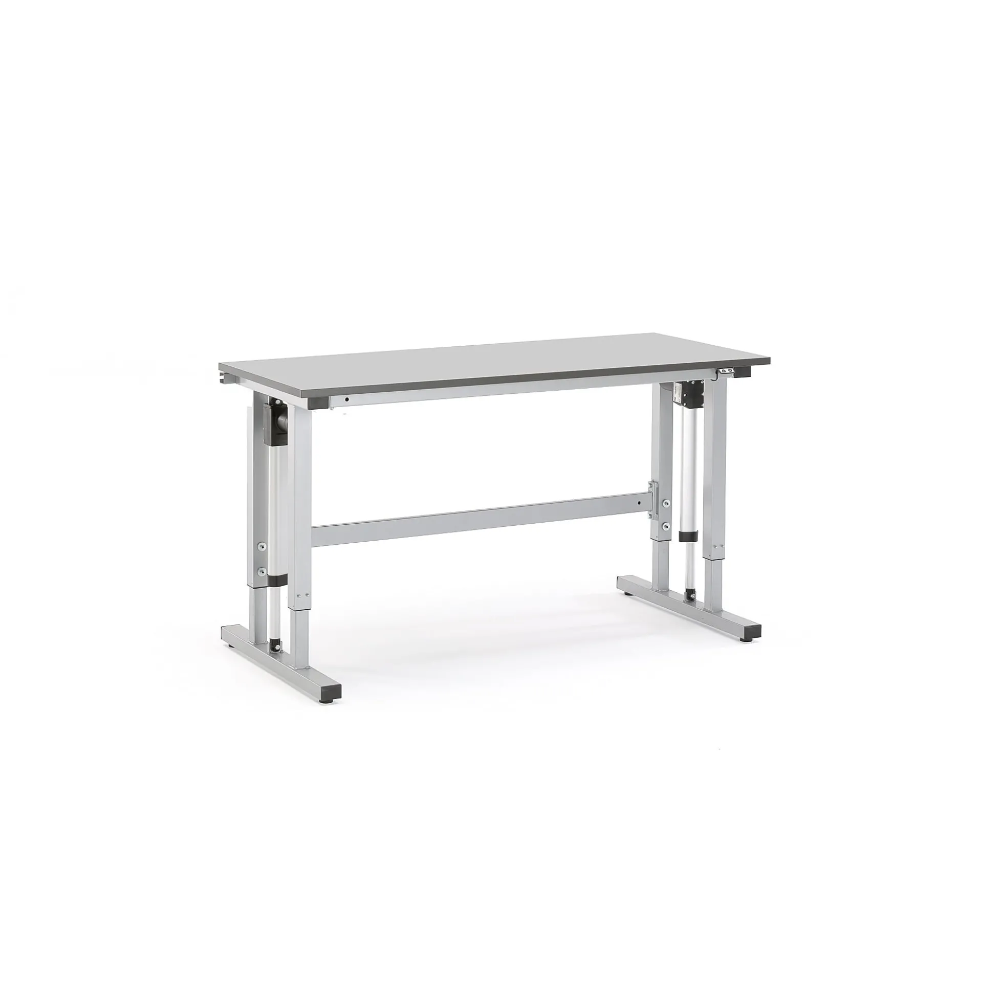 Teollisuuspöytä MOTION Sähköisesti korkeussäädettävä, 300 kg, 1500x600 mm, harmaa