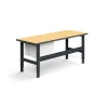 Teollisuuspöytä TRUST 3 laatikkoa, 2000x760 mm, 300 kg, kovalevy
