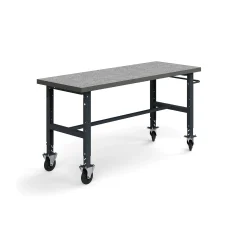 Teollisuuspöytä TRUST Siirrettävä, 2000x760 mm, 200 kg, vinyyli