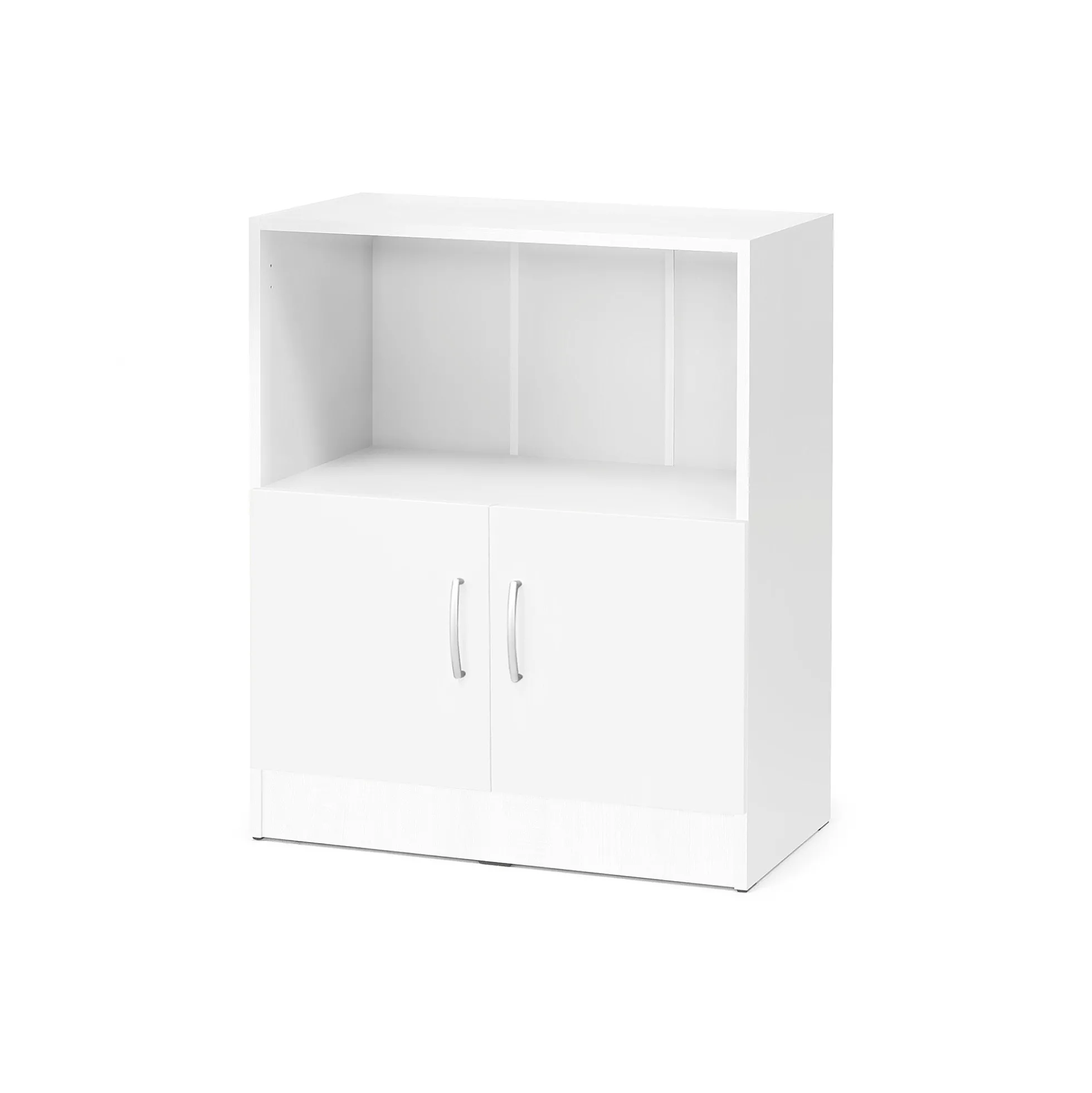 Toimistokaappi FLEXUS 1 avohylly, 925x760x415 mm, valkoinen