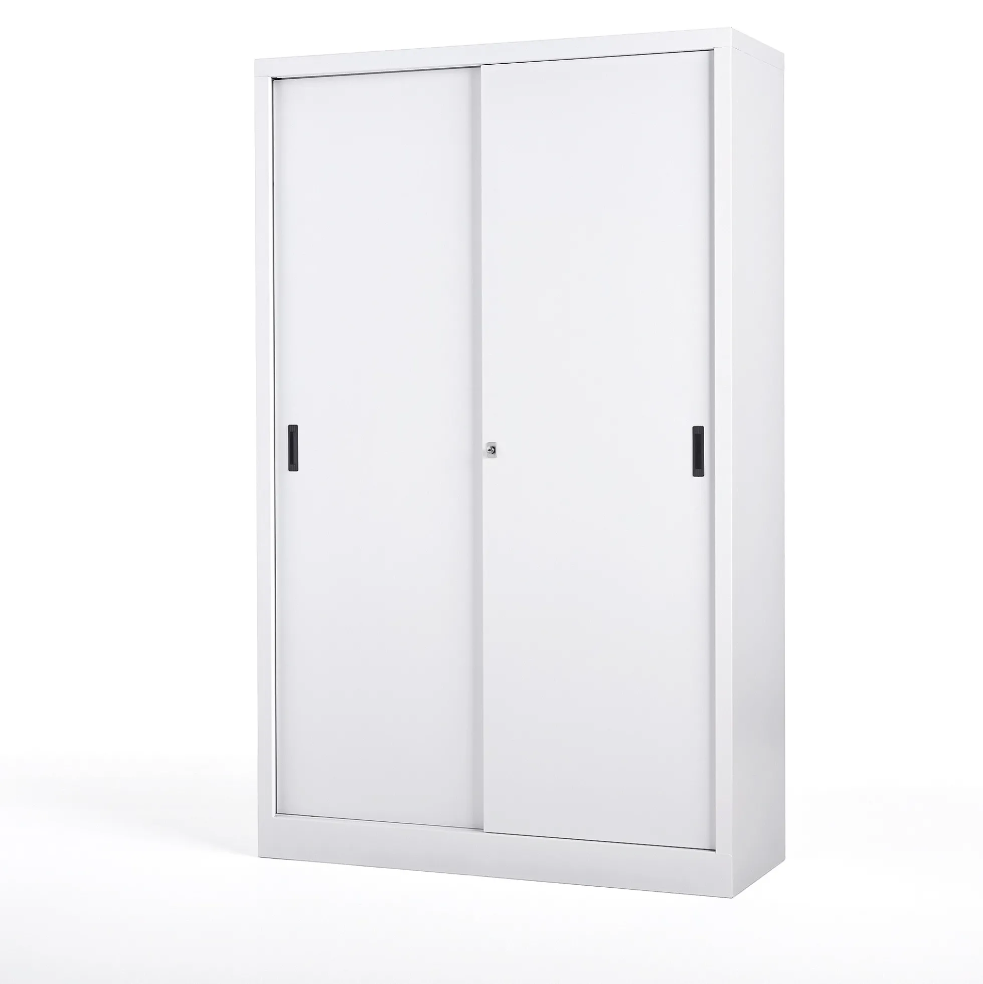 Toimistokaappi SPACE Liukuovet, 1950x1200x450 mm, valkoinen