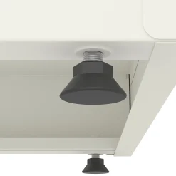 Toimistokaappi SWIFT 1950x990x450 mm, valkoinen, antrasiitinharmaa