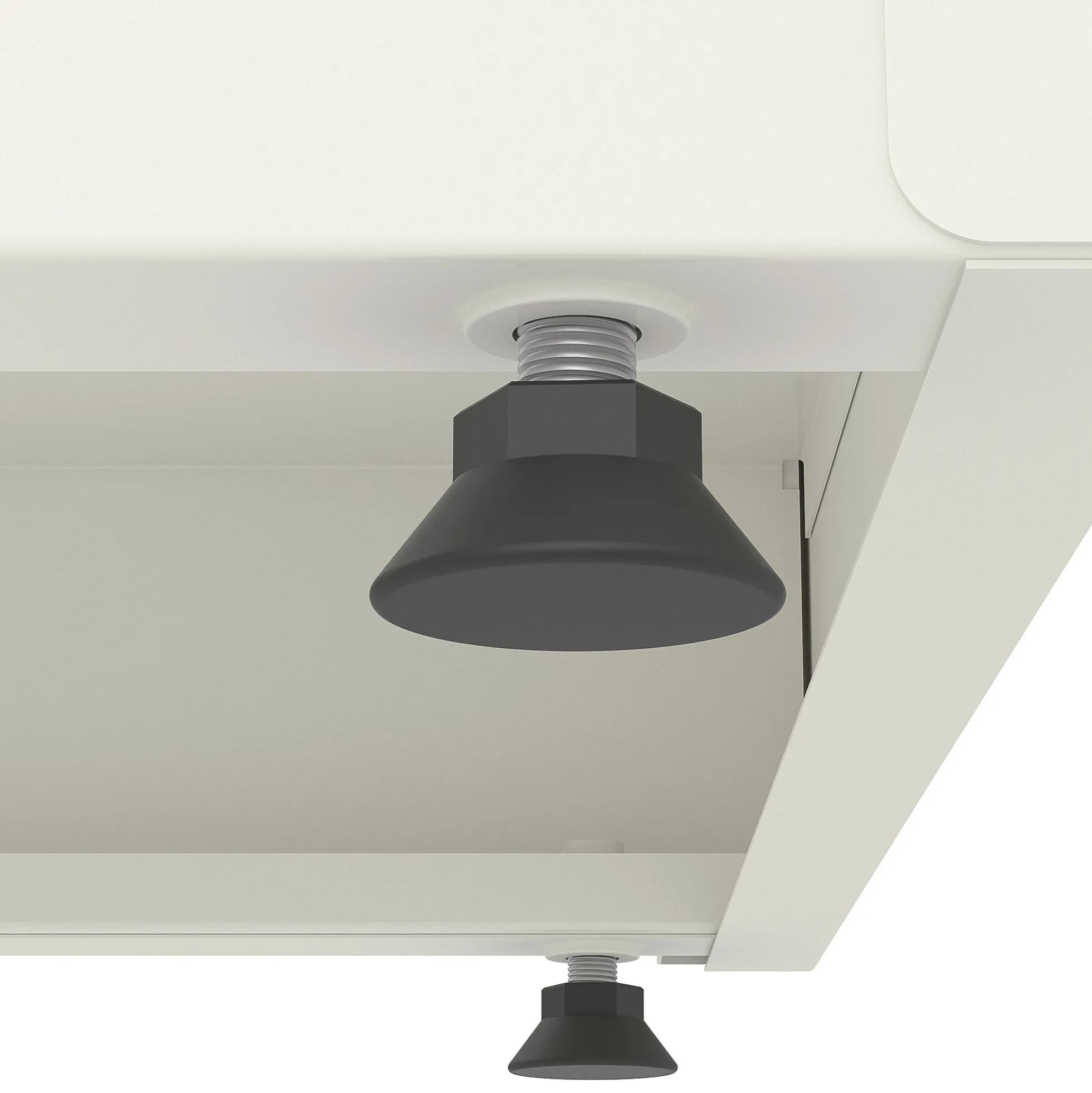 Toimistokaappi SWIFT 1950x990x450 mm, valkoinen, antrasiitinharmaa
