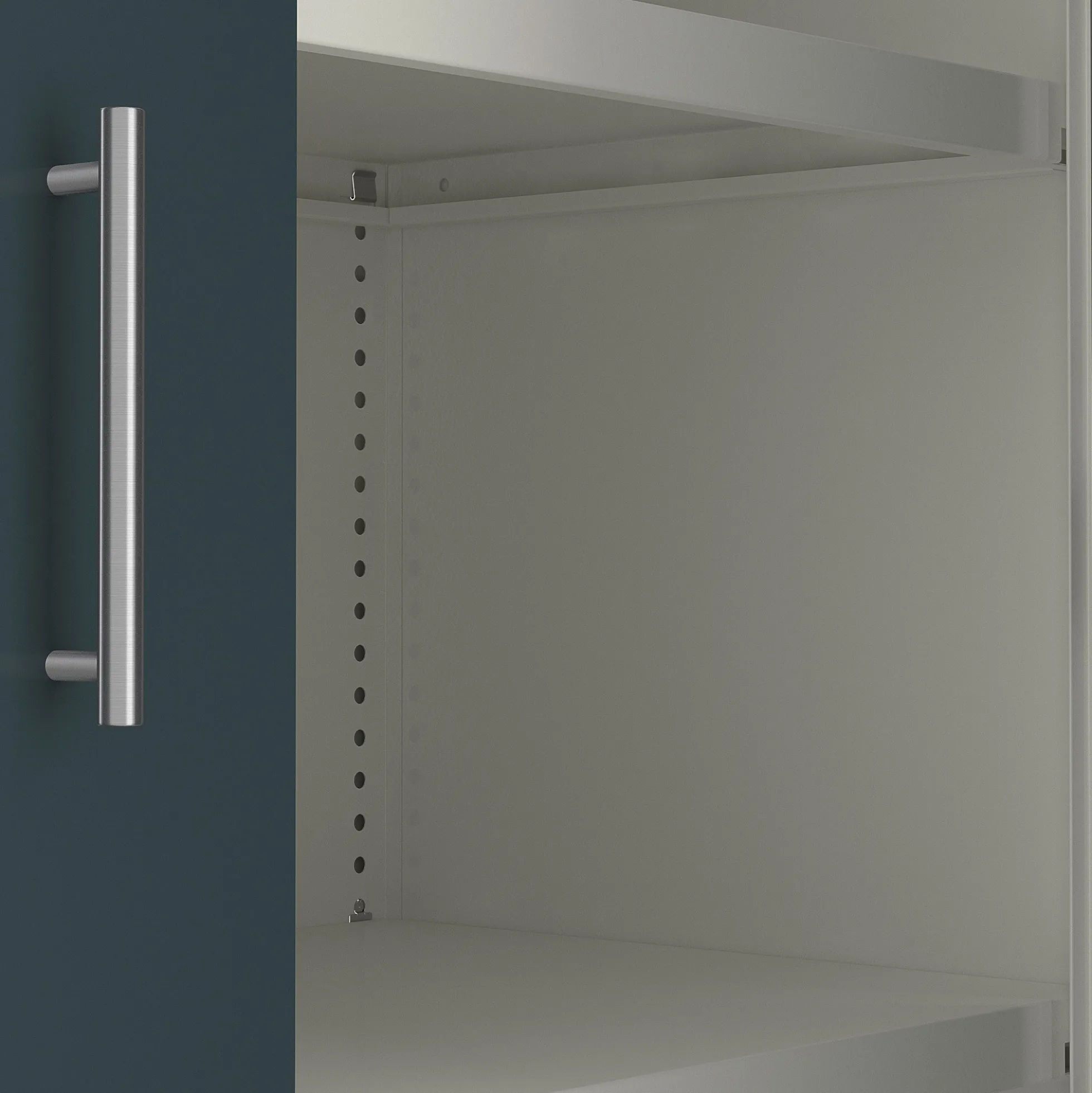 Toimistokaappi SWIFT 1950x990x450 mm, valkoinen, antrasiitinharmaa
