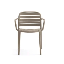 Tuoli BELIZE Käsinojilla, taupe