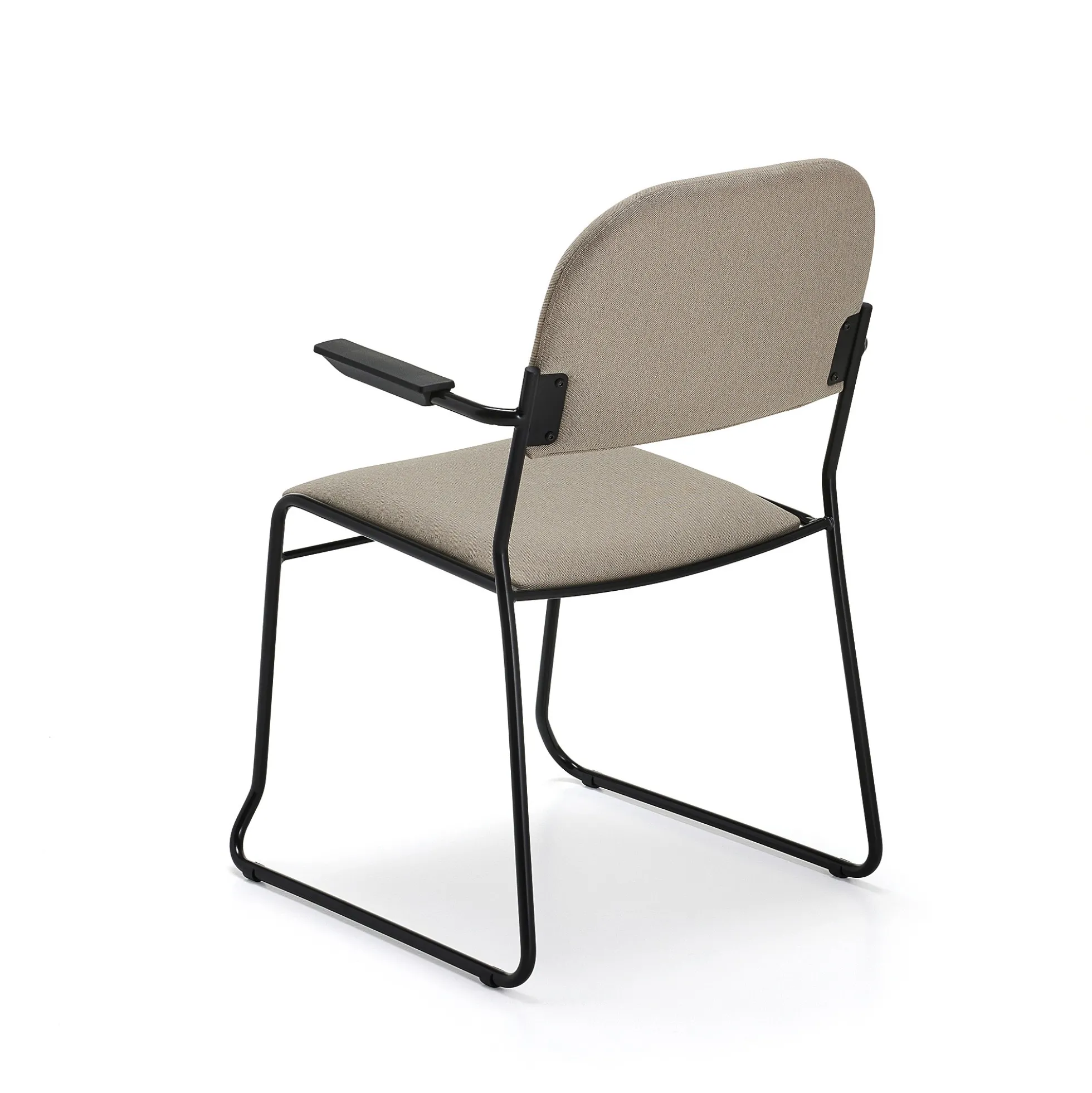 Tuoli DAWSON Käsinojat, beige/musta