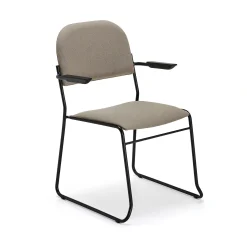 Tuoli DAWSON Käsinojat, beige/musta