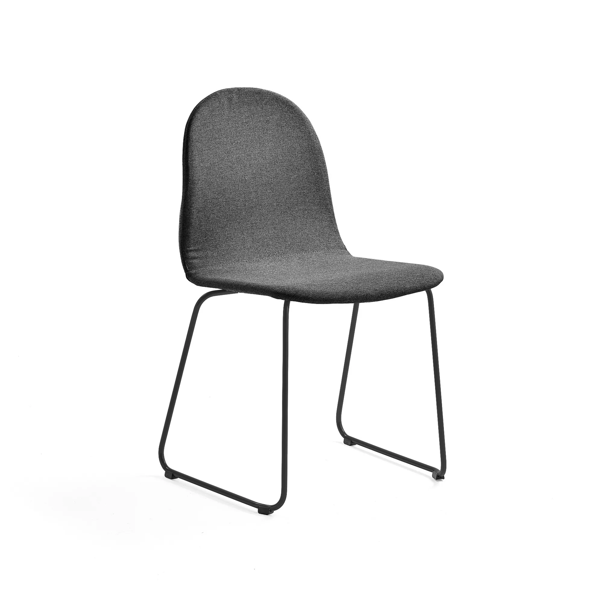 Tuoli GANDER O-malli, istuimen korkeus: 450 mm, kangas, harmaa