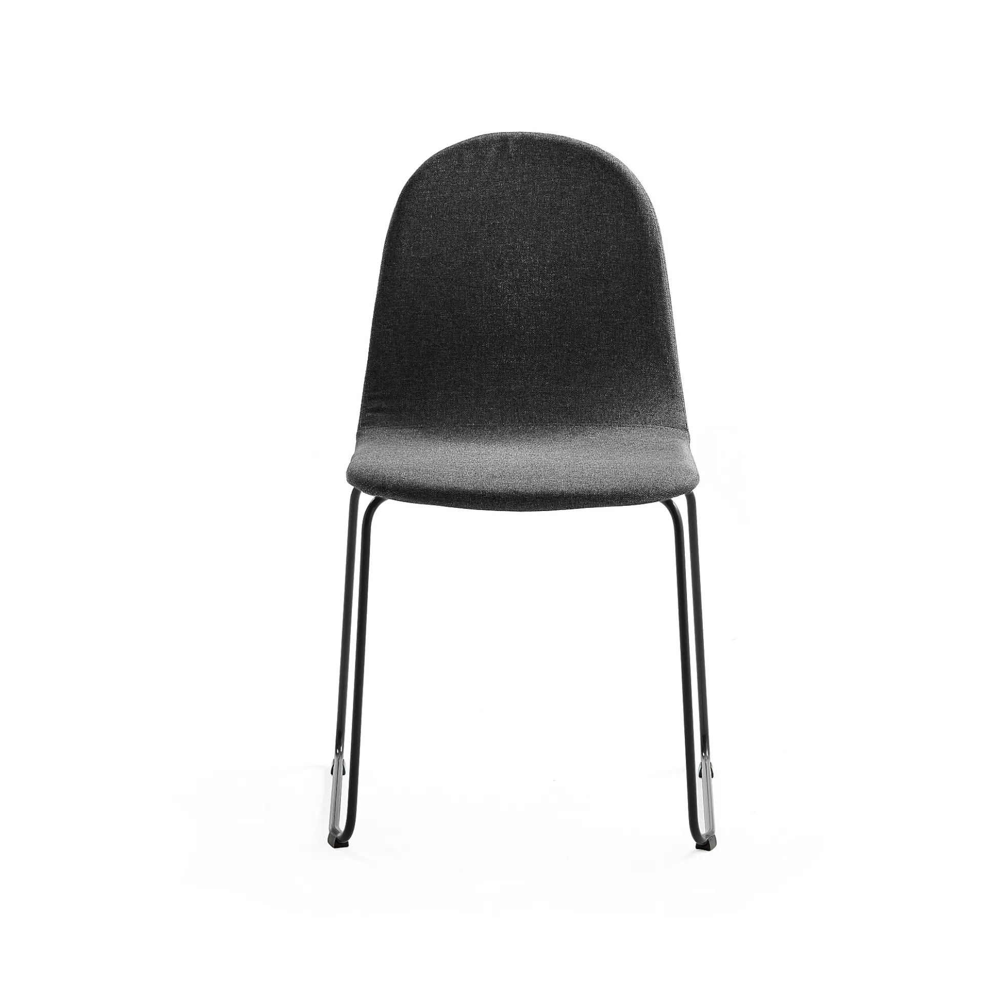 Tuoli GANDER O-malli, istuimen korkeus: 450 mm, kangas, harmaa
