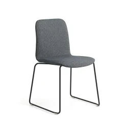 Tuoli LABELL Kelkkajalka, musta/antrasiitti