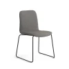 Tuoli LABELL Kelkkajalka, musta/ruskea