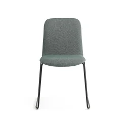 Tuoli LABELL Kelkkajalka, musta/tummanvihreä