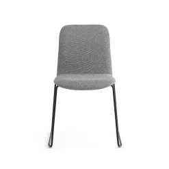 Tuoli LABELL Kelkkajalka, musta/vaaleanharmaa
