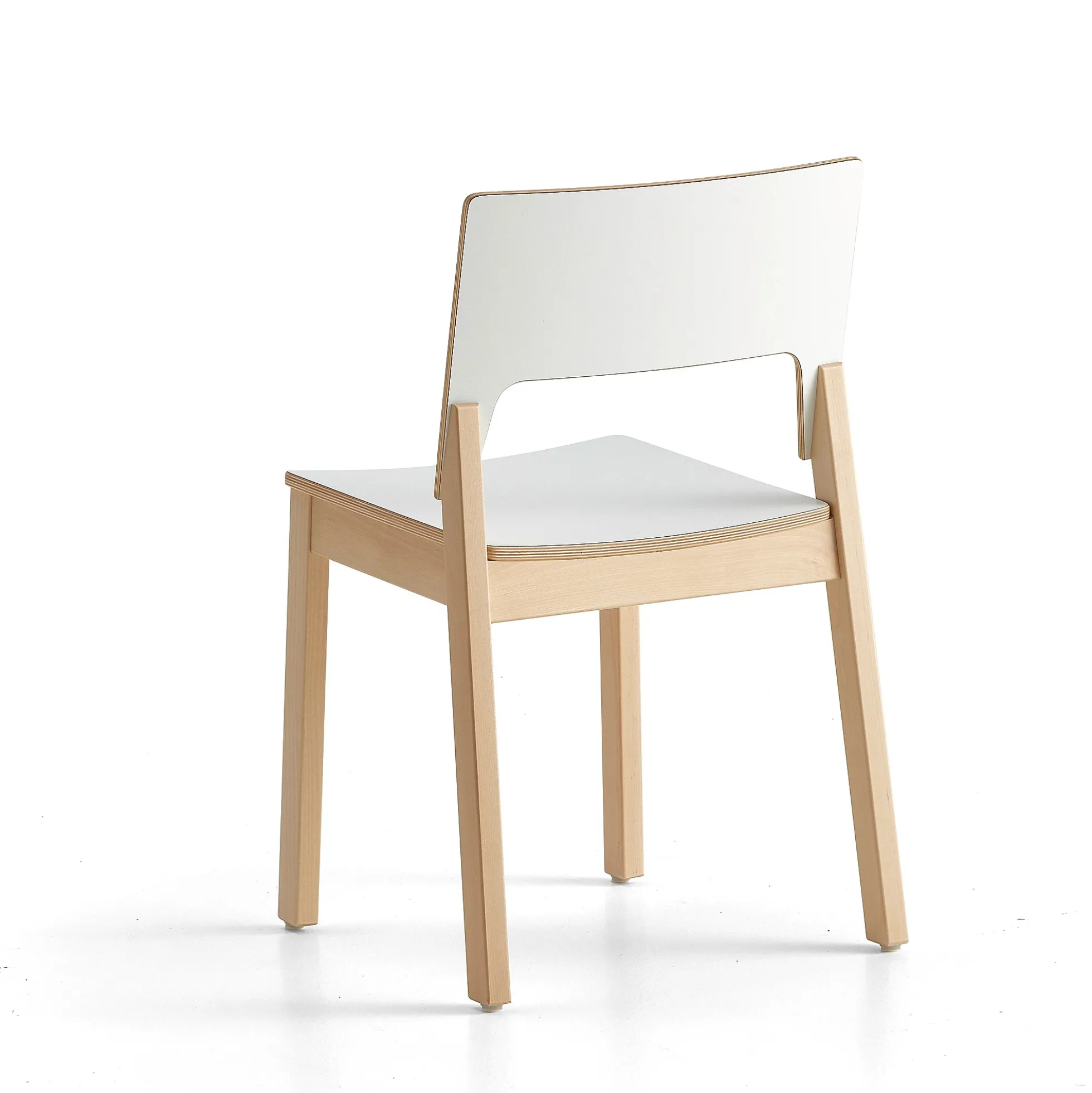 Tuoli LOVE Korkeus: 450 mm, valkoinen laminaatti