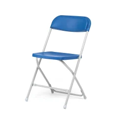 Tuolivaunu Galvanoitu, sisältää 50 tuolia, sininen