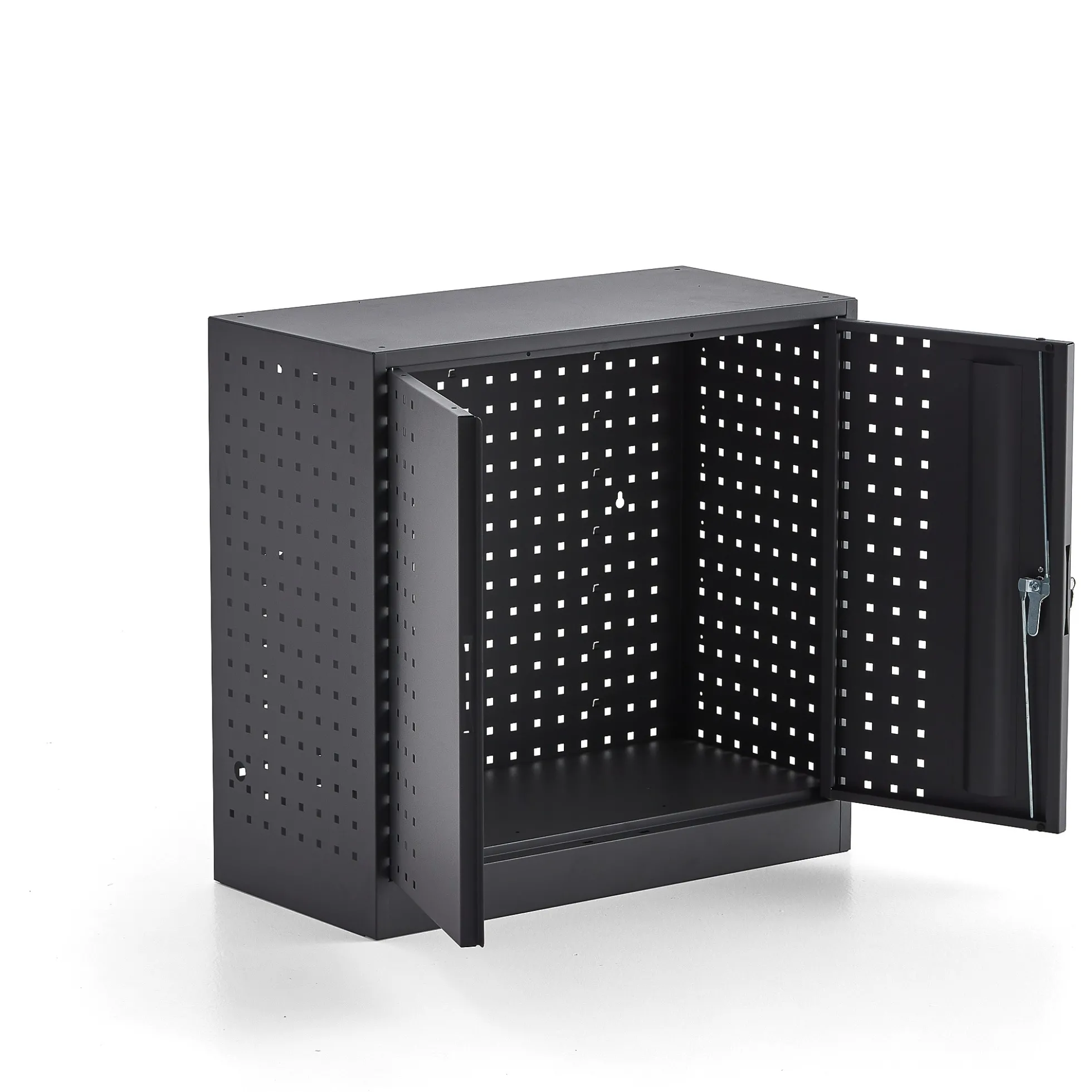 Työkalukaappi PROVIDE 710x735x350 mm, tummanharmaa