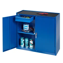Työkalukaappi SERVE 2 vetolaatikkoa, 900x950x450 mm, sininen