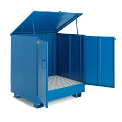 Tynnyrikaappi kahdelle tynnyrille 1400x1350x950 mm, 260l