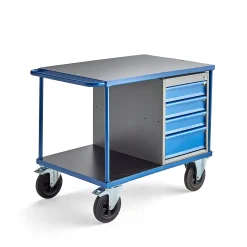Työpenkki MOBILE Pyörällinen, 1 laatikosto, 875x1000x700 mm