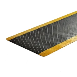 Työpistematto SUPER Rasitusta vähentävä, metritavara, leveys: 910 mm, keltainen, musta