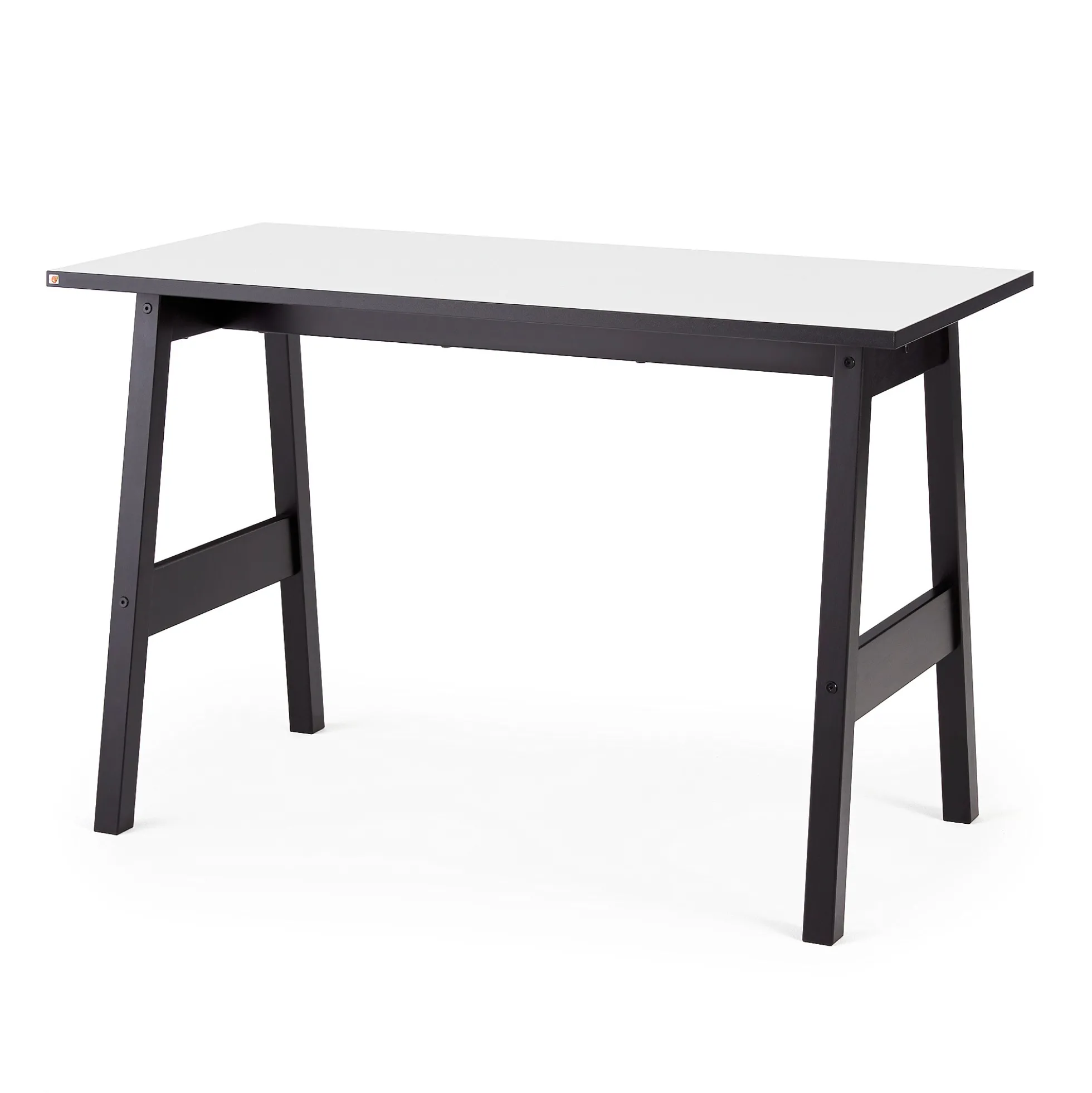 Työpöytä NOMAD 1200x600 mm, valkoinen, musta